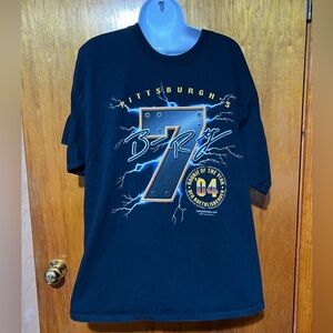 Vintage Ben Roethlisberger Pittsburgh Steelers Rookie of the Year T-shirt SizeXL